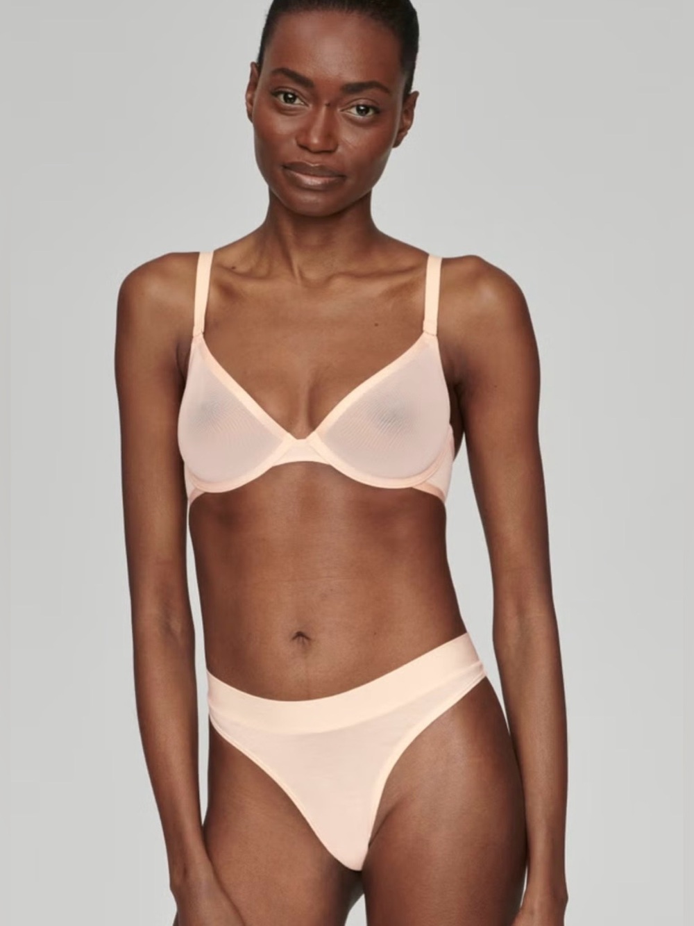 NWOT CUUP THE PLUNGE - MESH in Blush